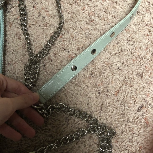 Mint classic Rebecca Minkoff cross body bag - Picture 3 of 6